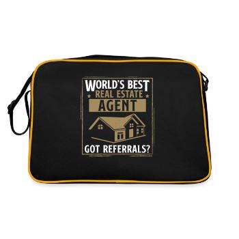 La meilleure gestion de propriété amusante au - Sac Retro - noir/or - Dos