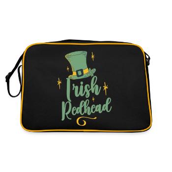 Roux irlandais Gaélique Irlandais Irlandais Irlande - Sac Retro - noir/or - Dos