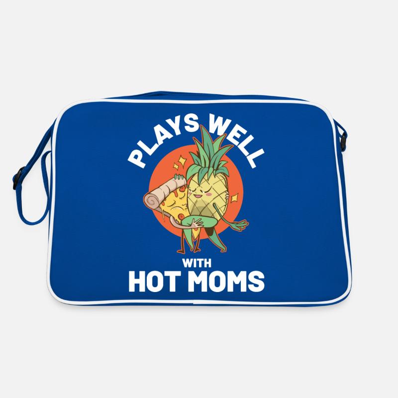 I Pineapple Hot Moms Pineapple Gift Retro Bag