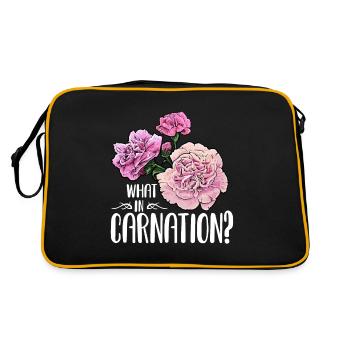 Fleuriste Amateurs de fleurs Œillets Fleurs Jardinier - Sac Retro - noir/or - Dos
