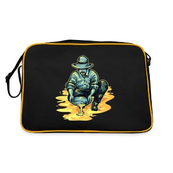 Prospecteur d’or GoldMine Gold Panner Ruée vers l’or - Sac Retro - noir/or - Dos