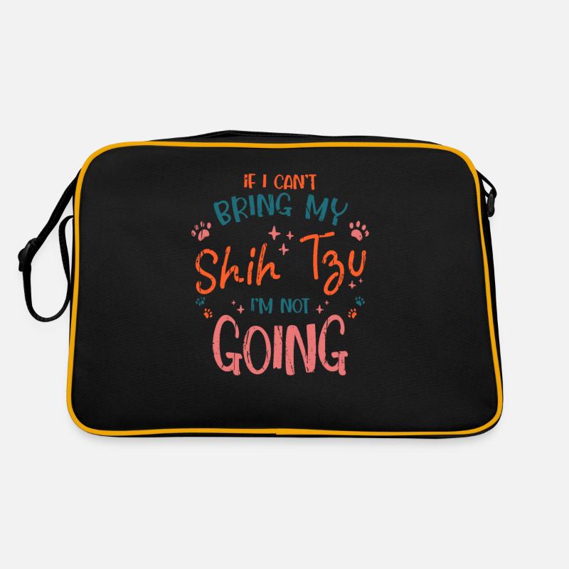 If I can't bring my shih tzu I'm not going - dog Retro Bag