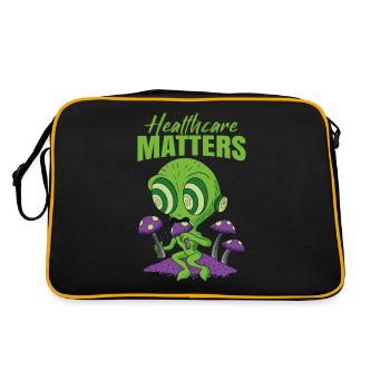 Healthcare Matters Cannabis Lover THC Mauvaise herbe médicale - Sac Retro - noir/or - Dos