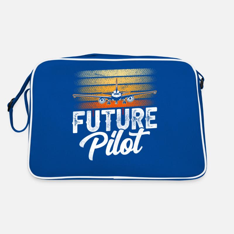 Future Pilot Small Aircraft Jet Light Aircraft Retro Bag