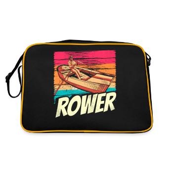 Aviron Aviron Bateau Aviron Aviron Aviron - Sac Retro - noir/or - Dos