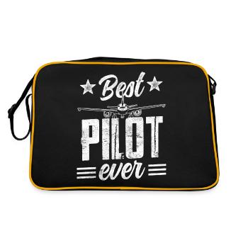 Le meilleur pilote de tous les petits avions à réaction - Sac Retro - noir/or - Dos
