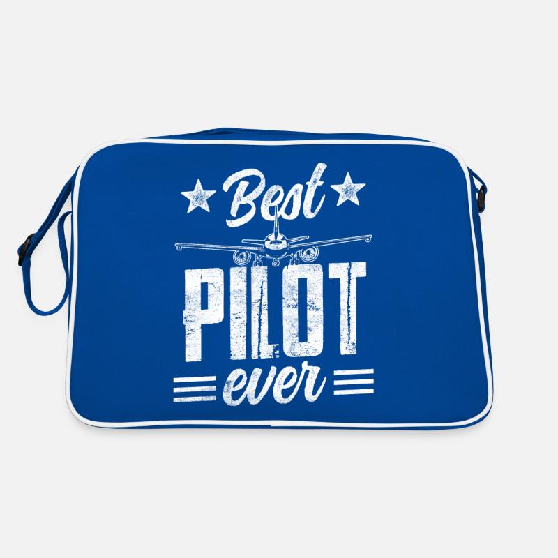 Der Beste Pilot Aller Zeiten Kleinflugzeug Jet Retro Tasche