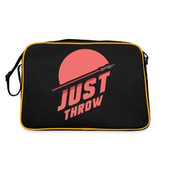 Simply throw javelin throw javelin thrower javelin throw - Retro Bag - black/gold - Back