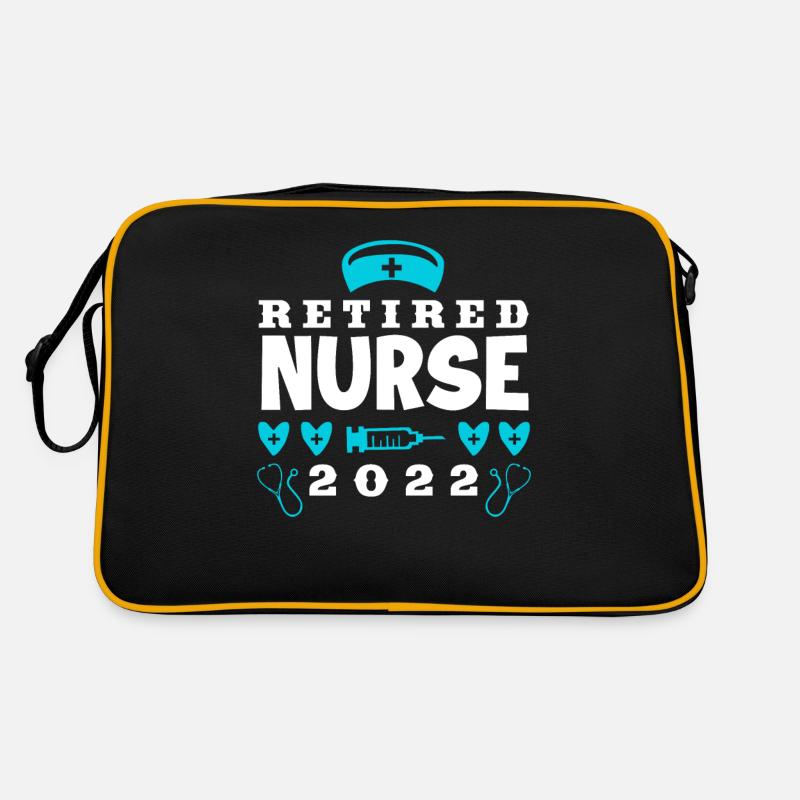 Krankenschwester Pfleger Krankenpfleger Rente Retro Tasche