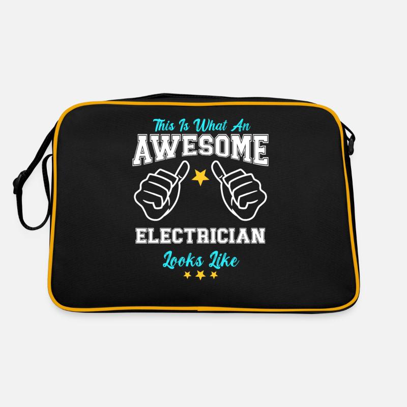 This Is What An Awesome Electrician Looks Like Retro Bag