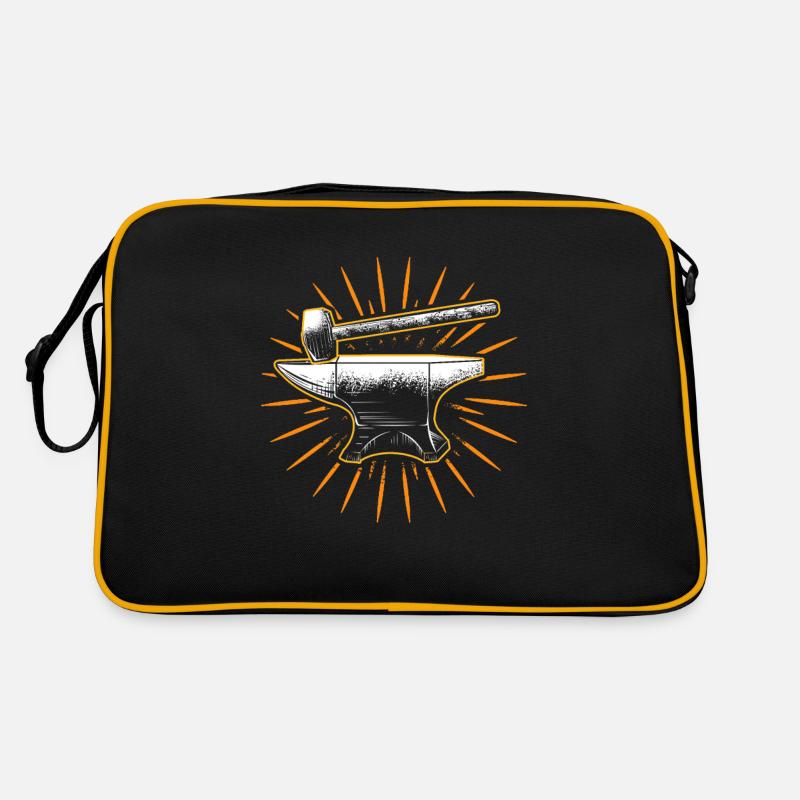 Hammer Anvil Atelier de ferronnerie Sac Retro