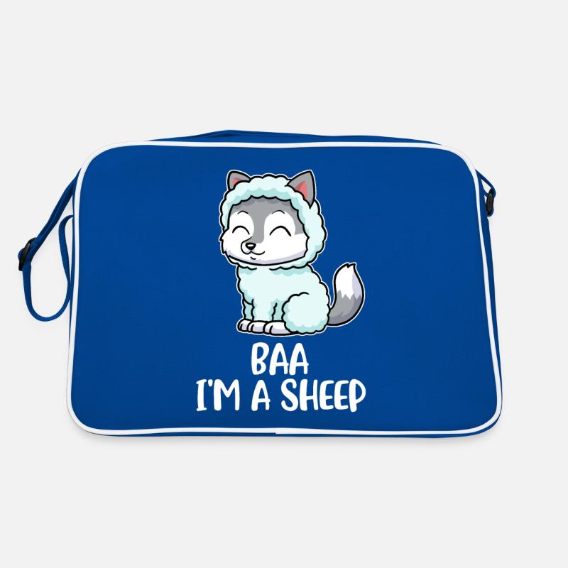 Baa Im A Sheep Sheep Gift Retro Bag