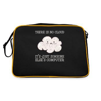 Il n’y a pas de nuage, c’est juste quelqu’un d’autre - Sac Retro - noir/or - Dos