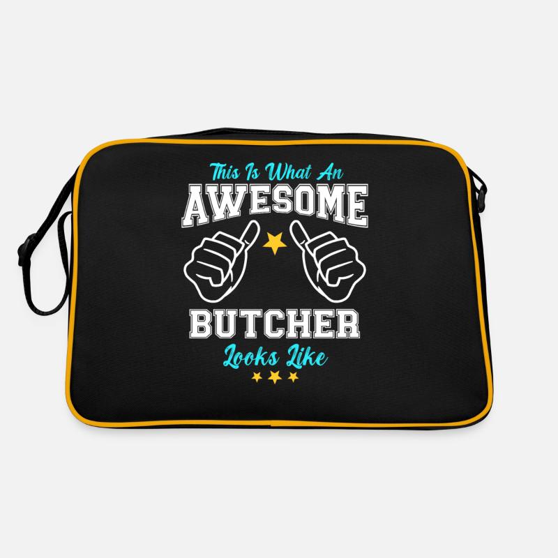 This Is What An Awesome Butcher Looks Like Retro Bag