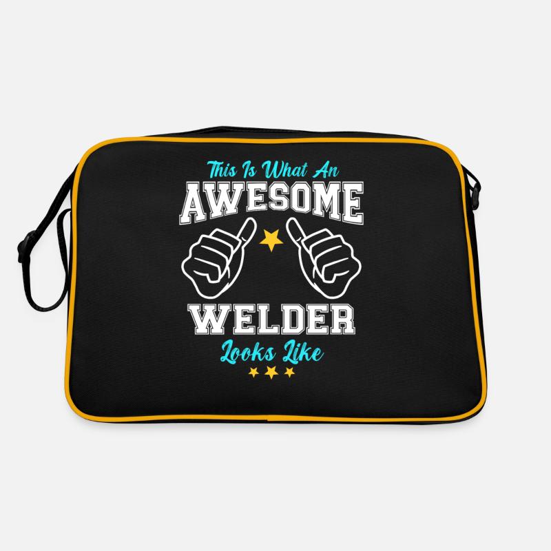This Is What An Awesome Welder Looks Like Retro Tasche