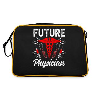 Futur Docteur Médecine Profession médicale - Sac Retro - noir/or - Dos
