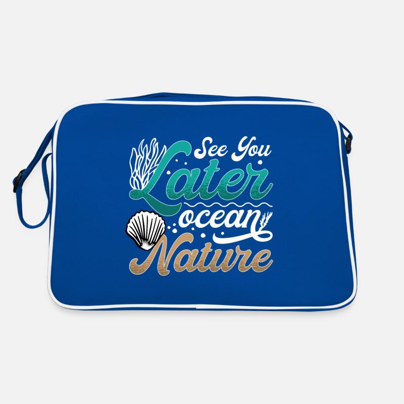 Marine Science Design for an Ocean Student Retro Tasche