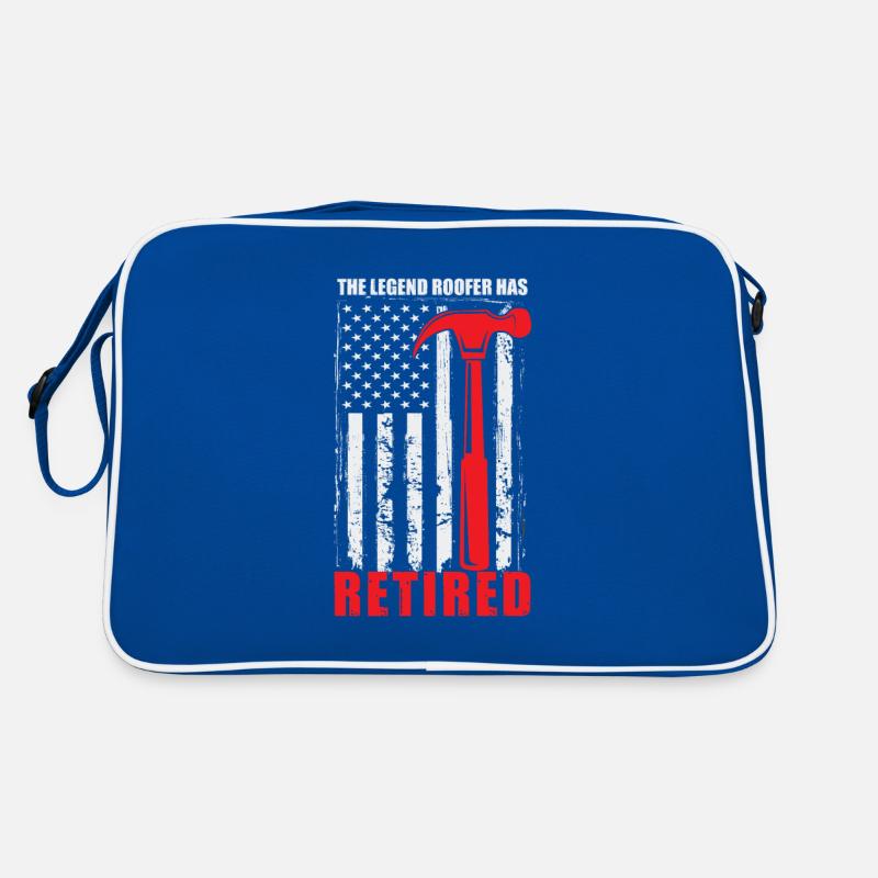 The Legend Has Retired Funny Roof Roofing For Retro Bag