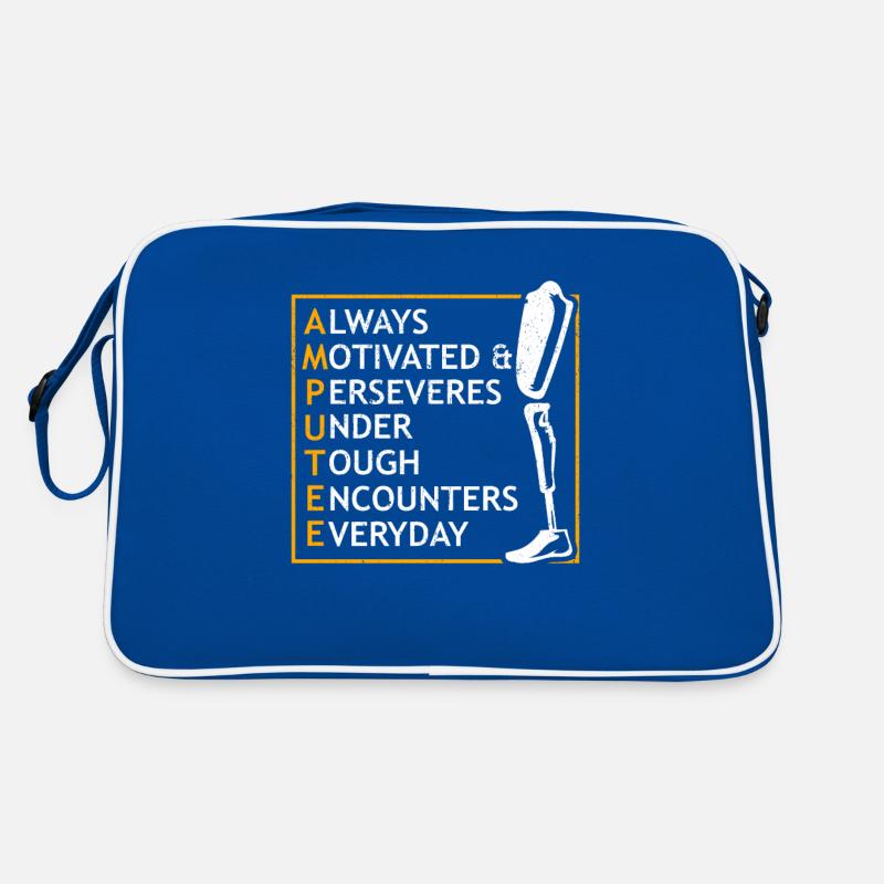 Handicap Motivation Inspiration Amputation Sac Retro