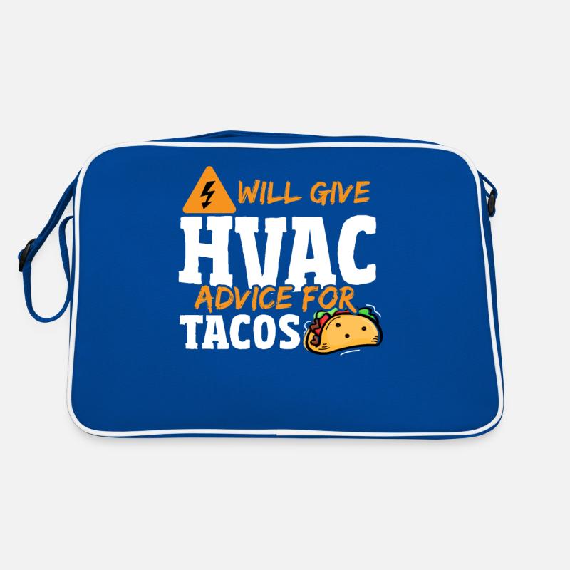 Will Give Hvac Advice For Tacos HVAC Technician Retro Tasche
