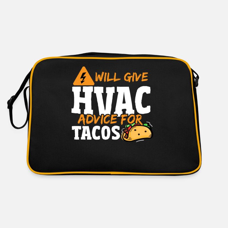 Will Give Hvac Advice For Tacos HVAC Technician Retro Tasche