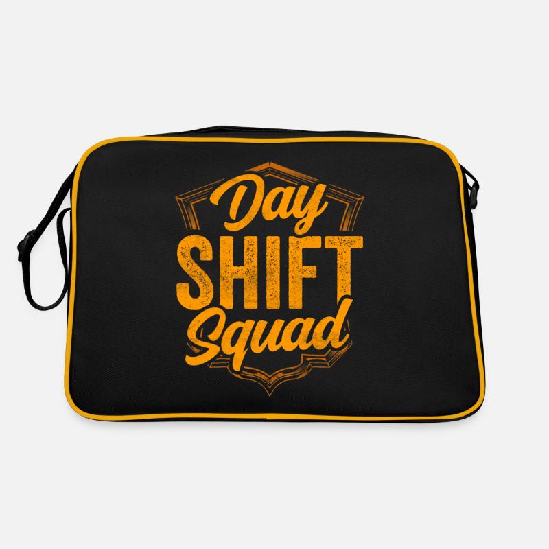 Team Day Shift Shift Day Shift Sayings Retro Bag