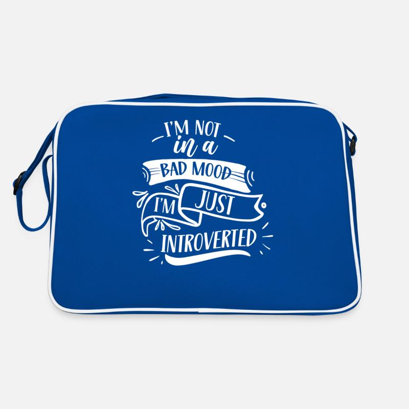 Pas de mauvaise humeur je suis juste un introverti Sac Retro