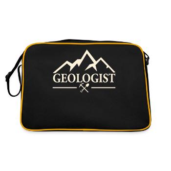 Geologist Geology student Geology teacher Geology - Retro Bag - black/gold - Back
