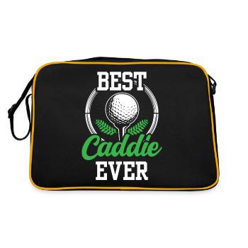 Best Caddie Ever Golfer Golf golf - Retro Bag - black/gold - Back