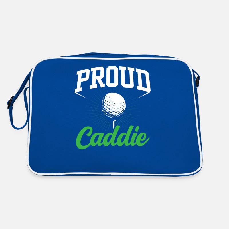 Stolzer Caddie Golfen Golf Golfer Beruf Retro Tasche