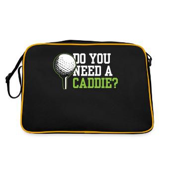 Do you need a caddie? Golfing Caddie Golf - Retro Bag - black/gold - Back