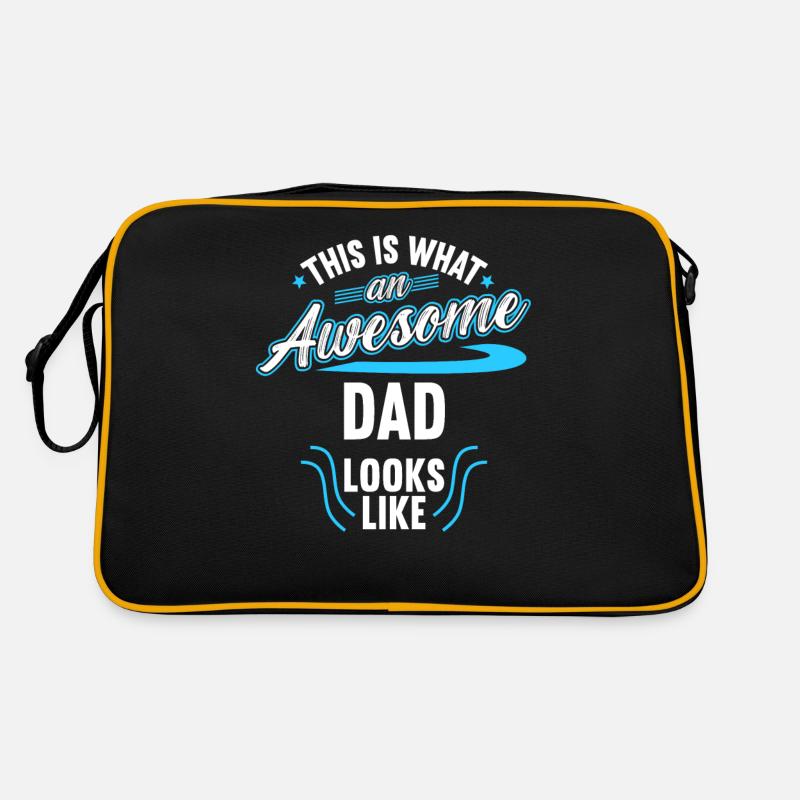 This Is What An Awesome Dad Looks Like Retro Bag