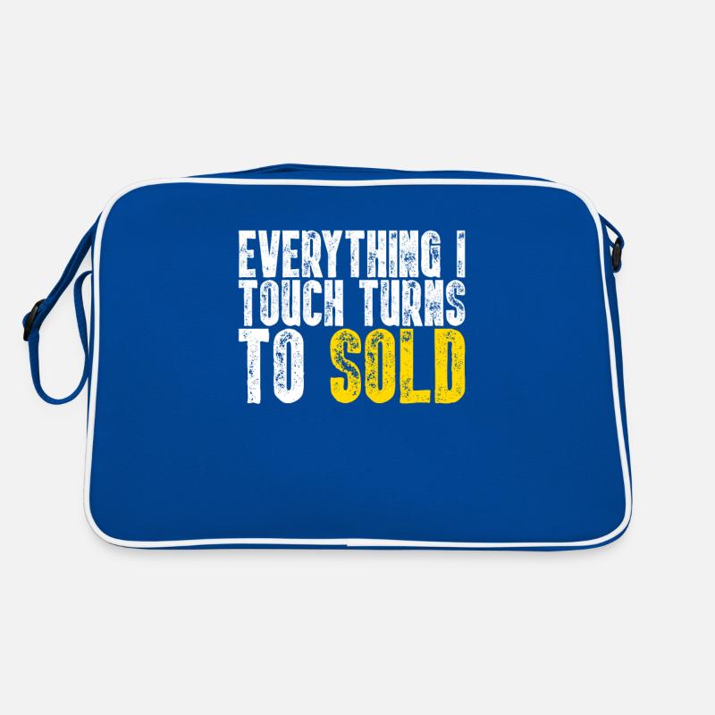 Tout ce que je touche se transforme en courtier vendu Sac Retro