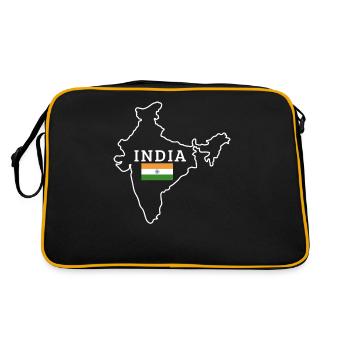 Cadeau Beauté de l’Inde - Sac Retro - noir/or - Dos