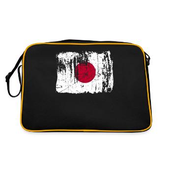 Japon-fier-cadeau - Sac Retro - noir/or - Dos