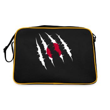 Voyage Japon Cadeau - Sac Retro - noir/or - Dos