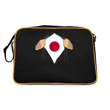 Fier cadeau du Japon - Sac Retro - noir/or - Dos