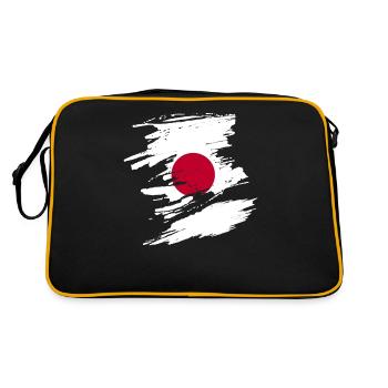 Support Japan gift - Retro Bag - black/gold - Back