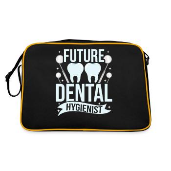 Future Dental Hygienist Dental Hygiene Team - Retro Bag - black/gold - Back