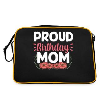 Fier anniversaire Maman MamanMon anniversaire Mère - Sac Retro - noir/or - Dos
