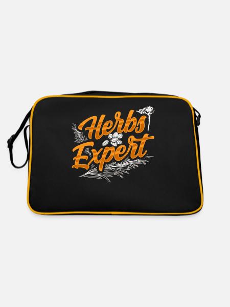 Herb Expert Herb Herb Garden - Sac Retro - noir/or - Dos