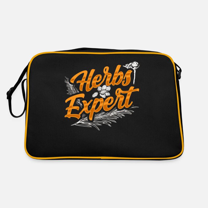 Kräuterexperte Kraut Kräuter Kräutergarten Retro Tasche