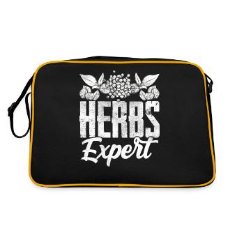 Herb Expert Herb Herb Garden - Retro Bag - black/gold - Back