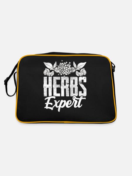 Herb Expert Herb Herb Garden - Sac Retro - noir/or - Dos