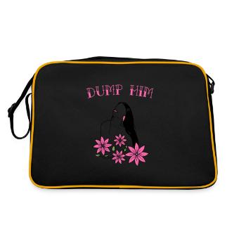 Journée internationale de la femme Jetez-le Silhouette de femme - Sac Retro - noir/or - Dos