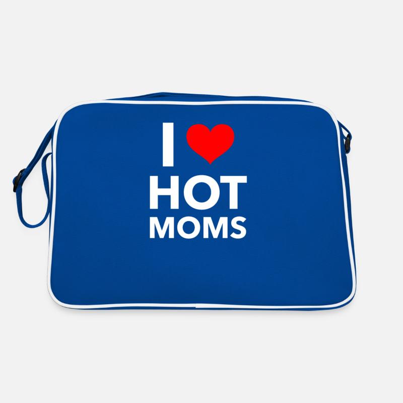 Anniversaire d’ami J’aime Les mamans chaudes Sac Retro
