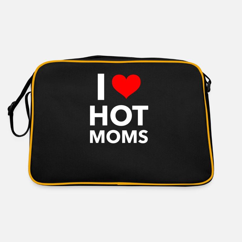 Anniversaire d’ami J’aime Les mamans chaudes Sac Retro