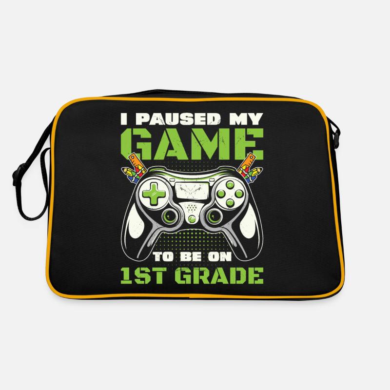 First Grader Awesome Back To School Gamer Lovers Retro Bag