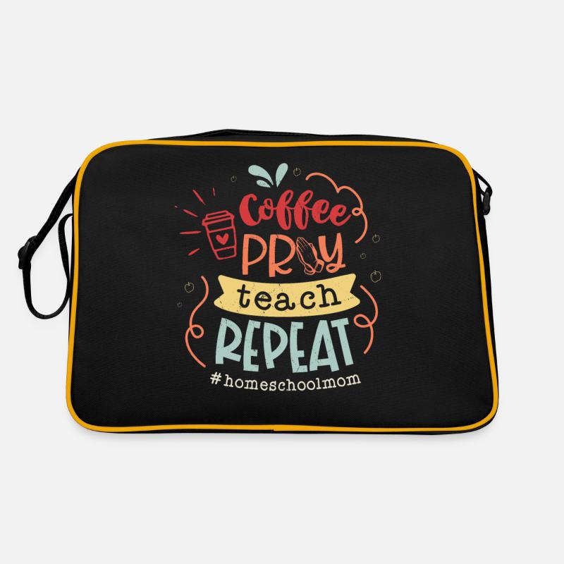 Professeur inspirant de l’école à la maison Coffeeholic Gesche Sac Retro