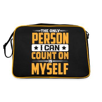 Business Minded Lifestyle Millionaire Mind Gifts - Retro Bag - black/gold - Back
